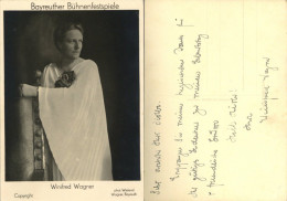 Delcampe - Autograph/Autogramme Winifred Wagner Danksagung Auf AK - Andere & Zonder Classificatie