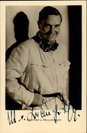 Delcampe - Autograph/Autogramme Manfred Von Brauchitsch Rennfahrer I-II - Andere & Zonder Classificatie