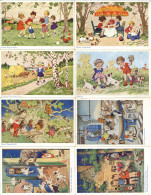 Delcampe - Baumgarten, Fritz Lot Mit 8 Künstler-AK - Autres & Non Classés