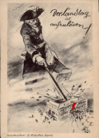 Delcampe - Der LANDTAG Ist AUFZULÖSEN! - Sign. Künstlerkarte 1931 Mit Rücks. Vignette I-II - Autres & Non Classés
