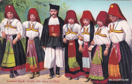Delcampe - # OLLOLAI - COSTUMI SARDI - IL BALLO DELLE DONNE - Nuoro