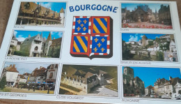 Delcampe - CPA CPSM REGION  BOURGOGNE  BOURGOGNE DIVERS VUES  ECRITE - Bourgogne