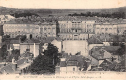 Delcampe - COMPIEGNE Panorama Du Chateau Pris De L Eglise Saint Jacques 18(scan Recto-verso) MA1113 - Compiegne