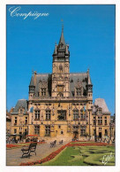 Delcampe - COMPIEGNE L Hotel De Ville Et Son Beffroi Construits Sous Louis XII Dans Le Style Gothique 2(scan Recto-verso) MA1113 - Compiegne