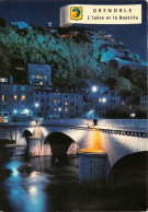 Delcampe - GRENOBLE La Nuit Illumination Du Pont Marius Gontard Et De La Bastille 31(scan Recto-verso) MA1102 - Grenoble