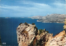 Delcampe - LA BAIE DE CASSIS LES CALANQUES ET LES ILES Vues De La Nouvelle Route Des Cretes 3(scan Recto-verso) MA1100 - Cassis