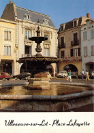 Delcampe - VILLENEUVE SUR LOT Place Lafayette 25(scan Recto-verso) MA1138 - Villeneuve Sur Lot
