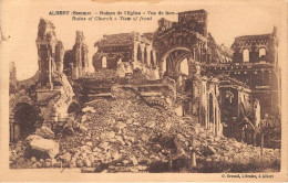 Delcampe - ALBERT Ruines De L Eglise Vue De Face 14(scan Recto-verso) MA1163 - Albert