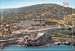 Delcampe - SETE Vue Panoramique Aerienne Le Theatre De La Mer Le Cimetiere Marin 29(scan Recto-verso) MA1155 - Sete (Cette)