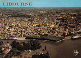 Delcampe - LIBOURNE Vue Generale De La Ville Avec La Vieille Tour 20(scan Recto-verso) MA1182 - Libourne