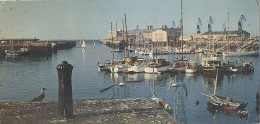 Delcampe - X111298 NORMANDIE RARE MANCHE CHERBOURG CARTE GRAND FORMAT 21 X 10 CMS L' AVANT PORT - Cherbourg