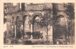 Delcampe - DAX Eglise Saint Paul Les Sculptures De L Abside 6(scan Recto-verso) MA1176 - Dax