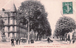 Delcampe - 08 - Ardennes - CHARLEVILLE -  Les Allées Et Le Monument De 1870/71 - Charleville