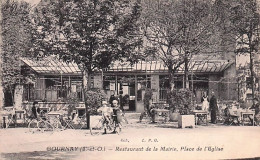 Delcampe - 93 -  GOURNAY Sur MARNE -  Restaurant De La Mairie  - Place De L'église - Gournay Sur Marne