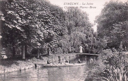 Delcampe - 91 -  ETRECHY -  La Juine Au Chateau De Pierre Brou- Parfait Etat - Etrechy