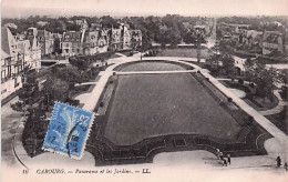 Delcampe - 14 -  CABOURG -  Panorama Et Les Jardins - Cabourg