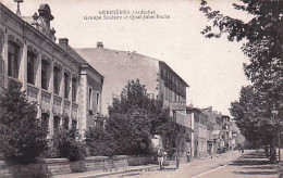 Delcampe - 07 -  SERRIERES -  Groupe Scolaire Et Quai Jules Roche - Serrières
