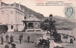 Delcampe - MONACO - Monte Carlo - Les Terrasses  - Nouveau Salon De Conversation - 1905 - Terrassen