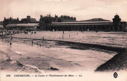 Delcampe - 50 -  CHERBOURG -  Le Casino Et L'établissement Des Bains - Cherbourg