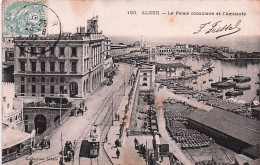 Delcampe - Algerie - ALGER -  Le Palais Consulaire Et L'amirauté - 1907 - Algerien