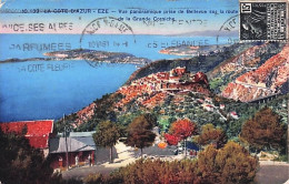 Delcampe - 06 -  EZE - Vue Panoramique Prise De Bellevue Sur La Route De La Grande Corniche - Eze
