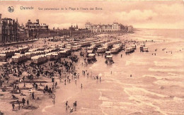 Delcampe - OOSTENDE - OSTENDE -  Vue Panoramique De La Plage A L'heure Des Bains - Oostende