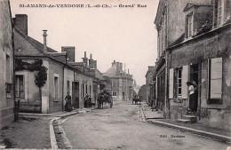 Delcampe - 41 - Saint-Amand-Longpré - SAINT AMAND  De VENDOME -  Grand Rue - Saint Amand Longpre