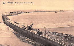 Delcampe - ZEEBRUGGE - Vue Generale Du Mole Et De La Rade - Zeebrugge