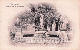 Delcampe - 75  - PARIS - Statue De La Fontaine - Statuen