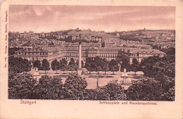 Delcampe - STUTTGART -  Schlossplatz Und Residenzschloss - 1908 - Stuttgart