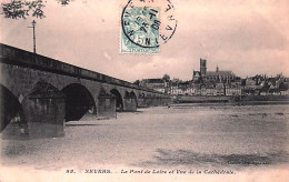 Delcampe - 58 - NEVERS -  Le Pont De Loire Et Vue De La Cathedrale  - 1906 - Nevers