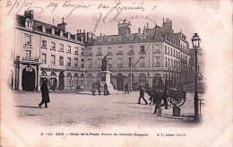 Delcampe - 64 -  PAU -  Hotel De La Poste - Statue Du General Bosquet - 1907 - Pau