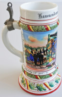 Delcampe - Regiment Bierkrug Der 7. Kompanie Art.-Rgt. 14 Strassburg 1905-07, 0,5L, H= 21cm, Ohne Deckel - Regimente