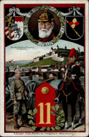 Delcampe - Regiment Würzburg, 11. Bayer. Feld-Artillerie-Regiment 1917, II (Eckknick) - Regimente