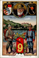 Delcampe - Regiment Würzburg, 9. Bayer. Infant.-Regiment 1915 I-II - Regimente