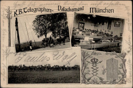 Delcampe - Regiment München K.B. Telegraphen-Detachement I-II - Regimente