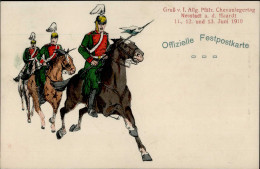 Delcampe - Regiment Neustadt Haardt Chevaulegertag 1910 I-II - Regimente