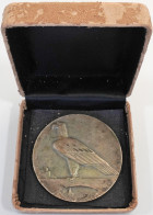 Delcampe - Zwischenkriegszeit Medaille Ehrenpreis Des Reichspräsidenten Zum Verfassungstag 1930 78mm Im Etui - Geschichte