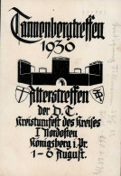 Delcampe - Zwischenkriegszeit Königsberg Preussen Alterstreffen Der Deutschen Turnerschaft 1930 I-II - Geschichte