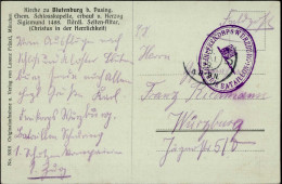 Delcampe - Zwischenkriegszeit Freikorps Stempel, Kirche Zu Blutenberg I-II - Geschichte