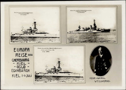 Delcampe - Zwischenkriegszeit Kiel Europa-Reise Cherbourg-Kiel-Einburgh 1930 I-II - Geschichte