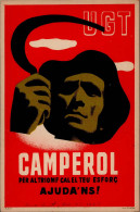 Delcampe - Propaganda WK II Spanien Bürgerkrieg I-II - Guerre 1939-45