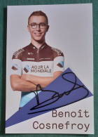 Delcampe - Autographe Benoit Cosnefroy Ag2r La Mondiale - Radsport