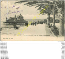 Delcampe - 06.  NICE . Promenade Du MIdi Et Jetée Promenade . - Sonstige & Ohne Zuordnung