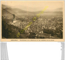 Delcampe - 38.  GRENOBLE . Téléférique De La  Bastille Et Vue Générale De La Ville . - Grenoble