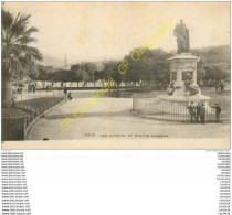 Delcampe - 06.  NICE .  Les Jardins Et Statue Massena . - Sonstige & Ohne Zuordnung