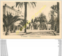 Delcampe - 83.  HYERES .  Avenue De Belgique . - Hyeres