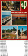 Delcampe - 80.  QUEND PLAGE Les PINS .  CP Multivues . - Quend