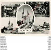 Delcampe - 28.  CHARTRES .  CP Multivues . - Chartres