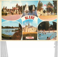 Delcampe - 37.  BLERE . LA CROIX EN TOURAINE .  CP Multivues . - Bléré